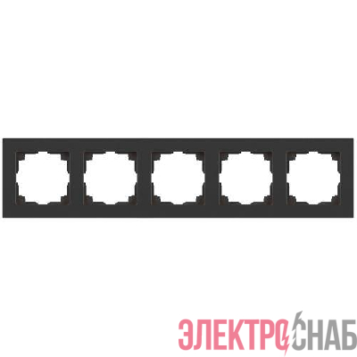 Рамка 5-м СП Accent 6-505-07 графит Intro Б0063733