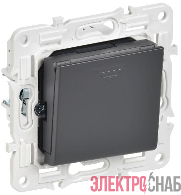 Выключатель карточный SKANDY 30А SK-V15T титан IEK SK-V11-0-10-K48