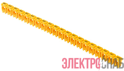 Маркер открытого типа KE 1.5-2.5кв.мм символ &amp;quot;E&amp;quot; (уп.200шт) IEK UMK-KE2-E