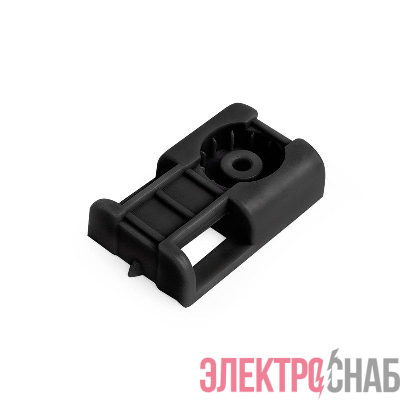 Площадка монтажная под пистолет усилен. ПМОп 29х20 черн. (уп.100шт) Fortisflex 89485