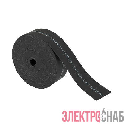 Лента термоусаживаемая ТЛ-0.8 25мм 5м с клеевым слоем черн. Rexant 48-9006
