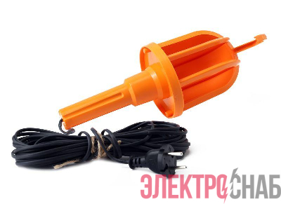 Светильник переносной НРБ 01-60-002 "Фокус 2210" 60Вт УХЛ2 10м оранж. Ultraflash 14207