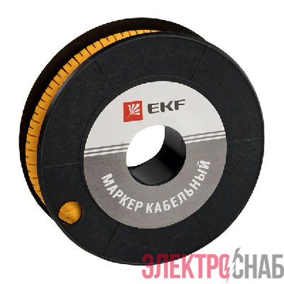Маркер каб. 4.0кв.мм &amp;quot;L&amp;quot; (ЕС-2) (уп.500шт) PROxima EKF plc-KM-4-L