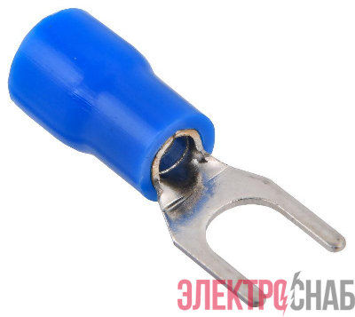 Наконечник НВИ 2-4 вилка 1.5-2.5мм (уп.100шт) GENERICA UNL10-D25-4-4-G
