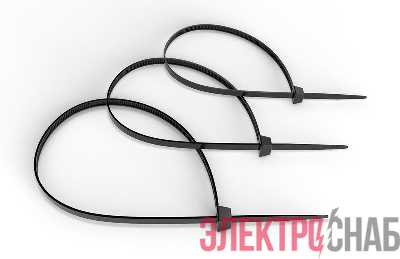 Стяжка GTOUT-370 неоткрывающаяся безгалогенная (halogen free) 370х3.6мм outdoor (для использования от -40 до +85град.C) устойчивая к UV нейлон. черн. (уп.100шт) Cabeus 7411c