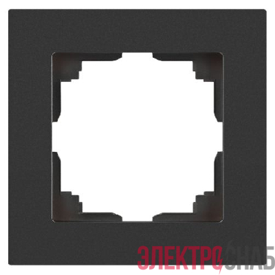 Рамка 1-м СП Accent 6-501-07 графит Intro Б0063756
