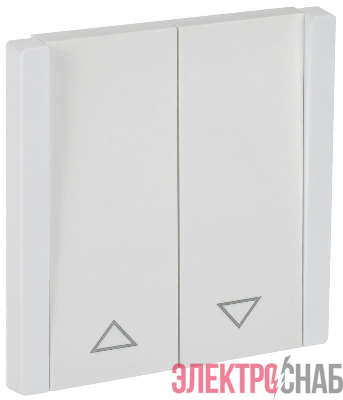 Выключатель жалюзи СП FORTE&PIANO 10А FP211 бел. IEK FP-V15-0-10-1-K01