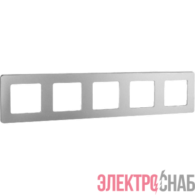 Рамка 5-м Inspiria алюм. IEK 673972