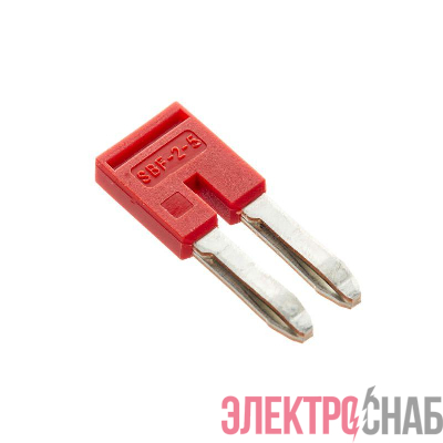 Перемычка вставная для клемм на 2.5кв.мм 2-х полюсная DKC SBF-2-5