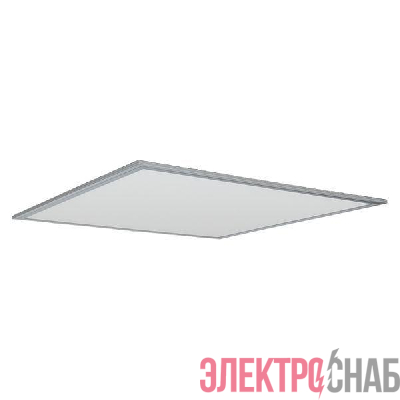 Светильник светодиодный ЛУО-4007-L 36Вт 4000К IP40 595х595 без драйвера тонкая панель серебр. Basic EKF LPS-4007-L-36-4000