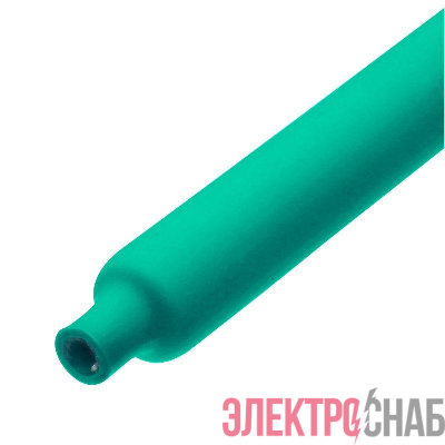 Трубка термоусадочная клеевая ТТК(3:1)-12/4 зел. (уп.10м) КВТ 102433