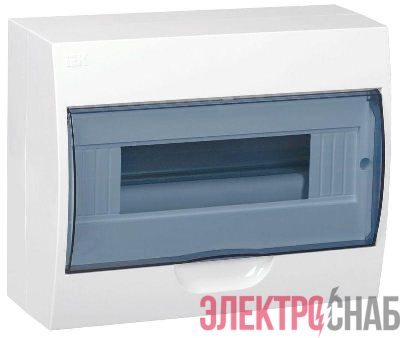Корпус навесной ЩРН-П-12 Krepta 3 IP41 пластик. бел. IEK MKP12-N-12-40-10