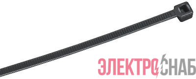 Хомут 3.6х180мм P6.6 стандартный черн. (уп.100шт) IEK UHH30-D036-180-100-K02