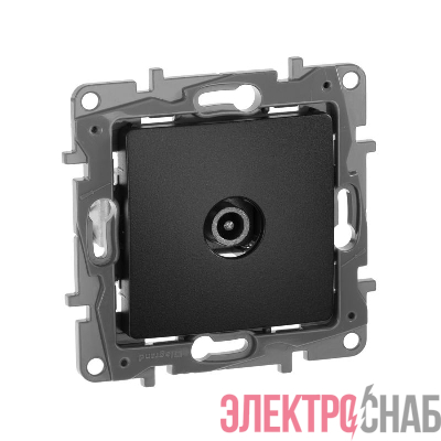 Розетка телевизионная оконечная TV СП Etika 5дБ 5-862МГц механизм антрацит IEK 672665