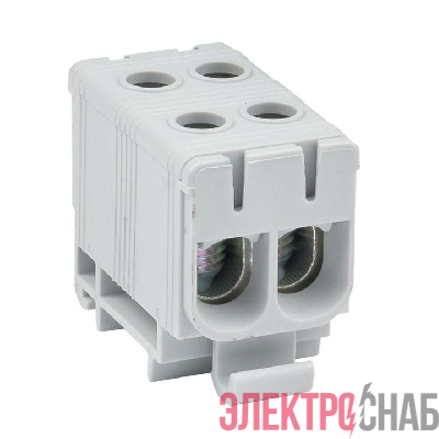Клемма силовая вводная двойн. КСВ 16-50кв.мм сер. EKF plc-kvs2-16-50-grey