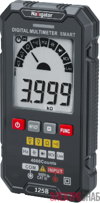 Мультиметр 95 769 NMT-Mm-125B True RMS Smart Navigator 95769