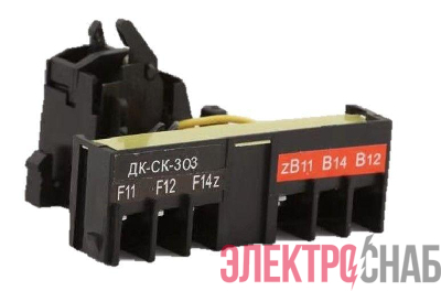 Контакт дополнительный и сигнальный правый ВА-302 4P DEKraft 22882DEK