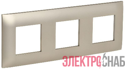 Рамка 3-м SKANDY SK-F03Sh шампань IEK SK-M32-K37
