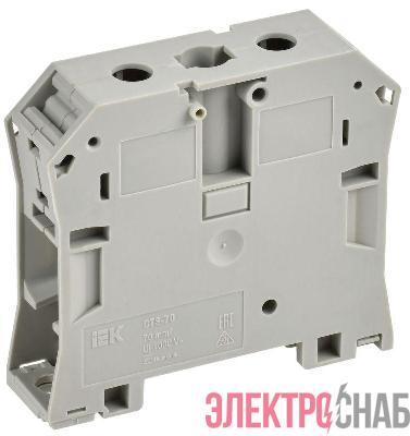 Колодка клеммная CTS 70кв.мм сер. IEK YCT10-00-K03-070