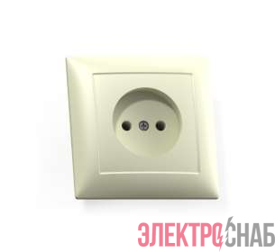 Розетка 1-м СП Селена РС16-369 16А IP20 сл. кость Кунцево 8145