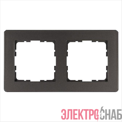 Рамка 2-м G-Flex мокко Jasmart G1102Z