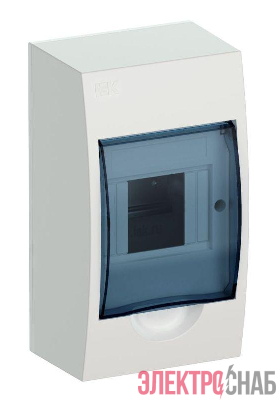 Корпус навесной ЩРН-П-4 Krepta 3 IP41 пластик. бел. IEK MKP12-N-04-40-20