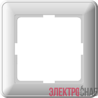 Рамка 1-м W59 матов. хром SE KD-1-58