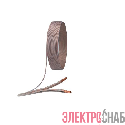 Кабель акустический 2х0.75 прозр. (м) A-75-S Эра Б0048272