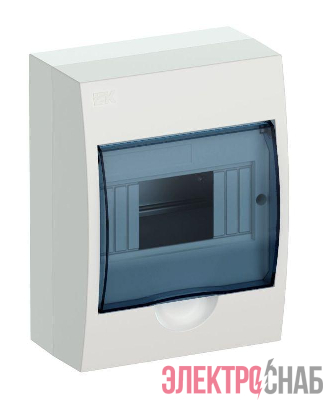 Корпус навесной ЩРН-П-6 Krepta 3 IP41 пластик. бел. IEK MKP12-N-06-40-20