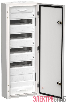 Корпус металлический ЩРн-60 (1х60) 835х310х140 IP54 бел. (одна дверь) TITAN 5 IEK TI5-50-N-060-54
