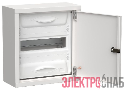 Корпус ЩРн-12 (1х12) TITAN 5 335х310х140 IP31 метал. бел. IEK TI5-50-N-012-31