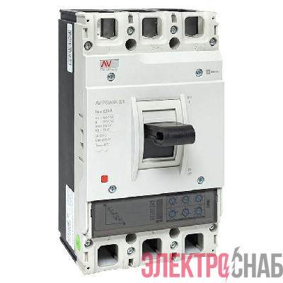 Выключатель автоматический 630А 100кА AV POWER-3/3 ETU2.0 AVERES EKF mccb-33-630H-2.0-av