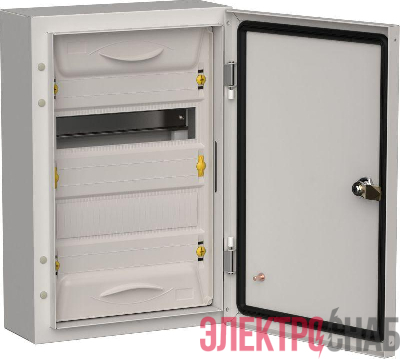 Корпус металлический ЩРн-24 (1х24) 460х310х140 IP54 сер. TITAN 5 IEK TI5-50-N-024-54-7035