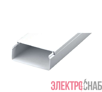 Кабель-канал 100х40 L2000 с двойным замком пластик Урал Пак КК-19100040-024