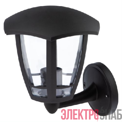Светильник светодиодный садово-парковый ДБУ 07-8-005 Дели 1 8Вт 3000К IP44 6 гранный настенный черн. Эра Б0064299