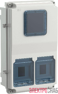 Корпус ЩУРн-П 3/10 Krepta 3 IP66 пластик. IEK KR3-KP33-N-10-66