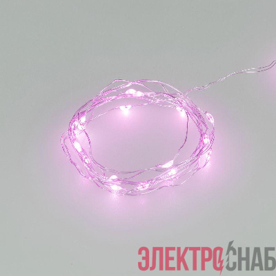 Гирлянда светодиодная ARD-DEW-HOME-2000-CLEAR-20LED-STD Purple 1.5V Battery Pack Cork IP20 Ardecoled 048697
