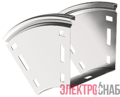 Угол для лотка плавный 45град. 80х80 В20 ESCA IEK CPV41-0-45-080-080
