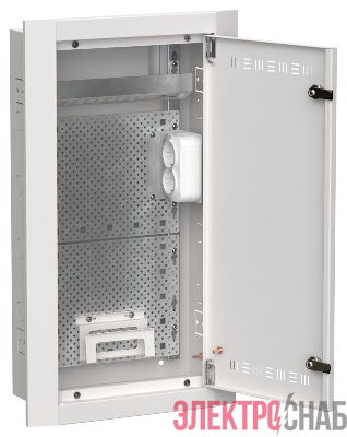 Корпус мультимедиа ЩРв-36 (1х36) TITAN 5 бел. IEK TI5-51-V-036-30