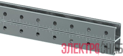 Профиль STRUT двойной перфорированный 41х41 L600 2мм IEK CLM50D-PSD-41-41-06-2