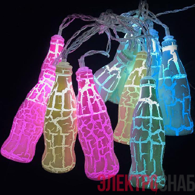 Гирлянда "Бутылочки" ILD-16WW-BT 16 LED 2.2м IP20 220В теплый бел. SHLights 4690601047267