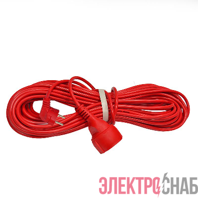 Удлинитель-шнур 1х20м с заземл. 10А IP20 2.2кВт ПВС 3х1 DOMTOK 2493