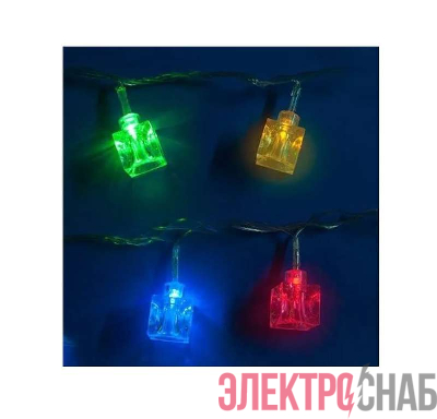 Гирлянда светодиодная «Кубики» ULD-S0280-020/DTA MULTI IP20 CUBES с контроллером 20LED (дл.2.8м) Uniel 7918