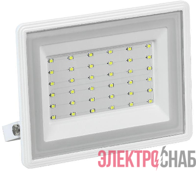 Прожектор светодиодный СДО 06-50 6500К IP65 бел. IEK LPDO601-50-65-K01