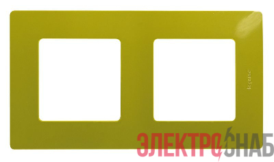 Рамка 2-м СП Etika IP20 зел. папоротник IEK 672542