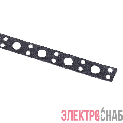 Лента монтажная перфорир. 20х0.7мм прямая полоса оцинк. (уп.25м) Rexant 07-7107-4