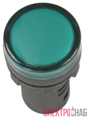 Лампа светосигнальная AD16DS d16мм 230В AC зел. IEK BLS10-ADDS-230-K06-16