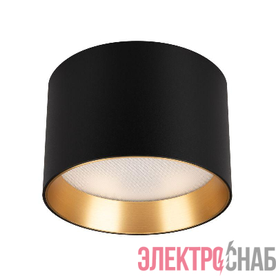 Светильник светодиодный SP-BISCOTTO-R120-12W Warm3300-MIX BK-GD 80deg 230В IP54 12Вт 3300К метал. Arlight 055026