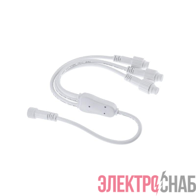 Разветвитель-Y для уличных гирлянд Professional (1 вход 3 выхода) бел. ПВХ Neon-Night 315-411