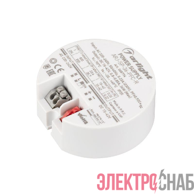 Блок питания ARJ-SP-36-PFC-R 36Вт 15-42В 0.8-0.85A IP20 пластик Arlight 048774